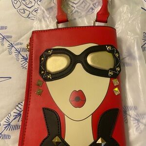 Stylish Red and Black Women's Bag